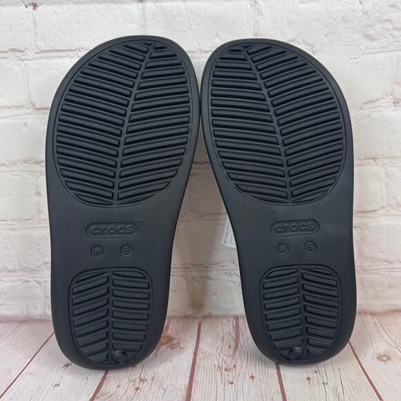 Crocs Getaway Glitter Platform Flip Flops Sandals Women’s Size 6 (210654-001) - Picture 9 of 9